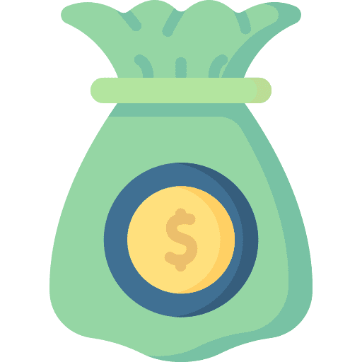 Money bag business and finance money bag finance icon