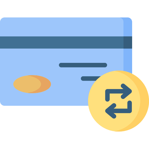Refund money payment business and finance icon