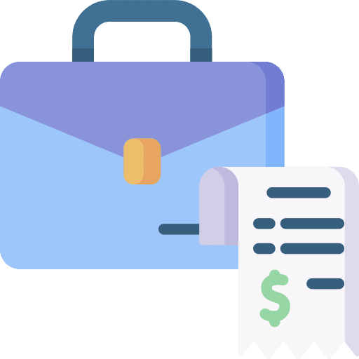 Salary briefcase salary business and finance icon