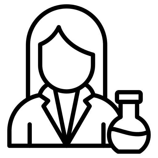Scientist experiment professions and jobs data scientist icon