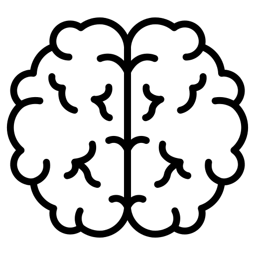 Brain body part body organ organ icon