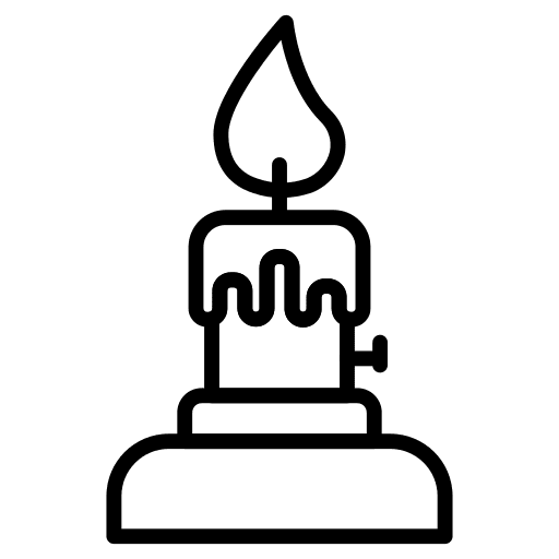 Candle candle experiment flame icon