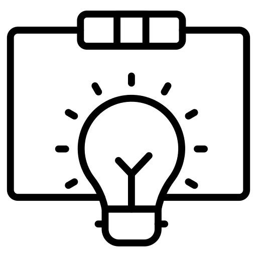 Electricity electronics battery light icon