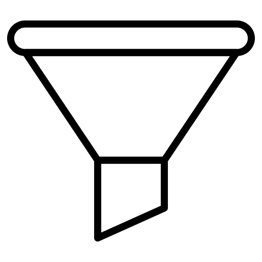 Filter construction and tools funnel tool icon