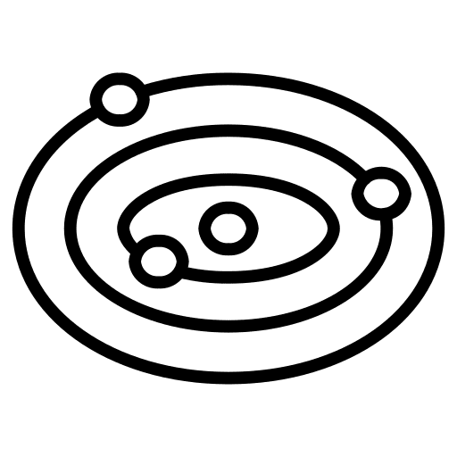 Orbit universe space orbit icon