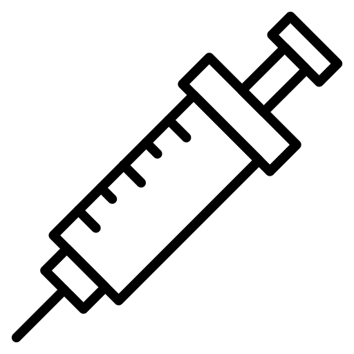 Injection medicine healthcare and medical shot icon