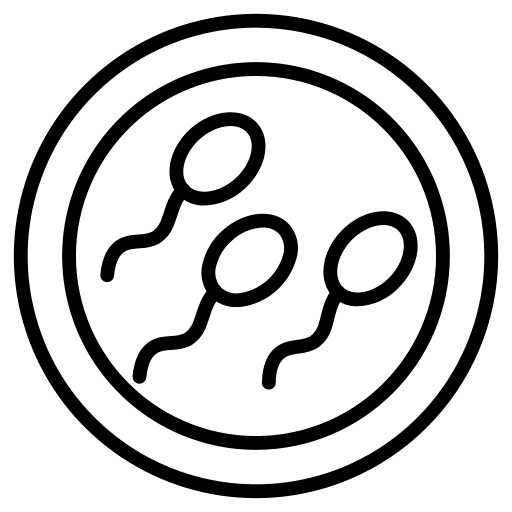 Sperm reproduction healthcare and medical sperm icon