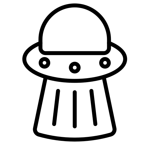 Ufo alien miscellaneous extraterrestrial icon