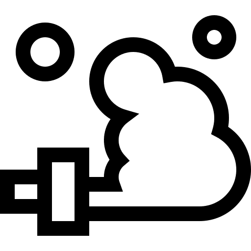 Pollution transportation contamination vehicle icon