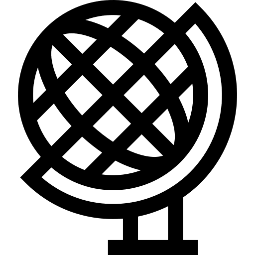 World globe earth global geography icon