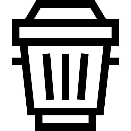 Recycle bin recycle bin trash can waste icon