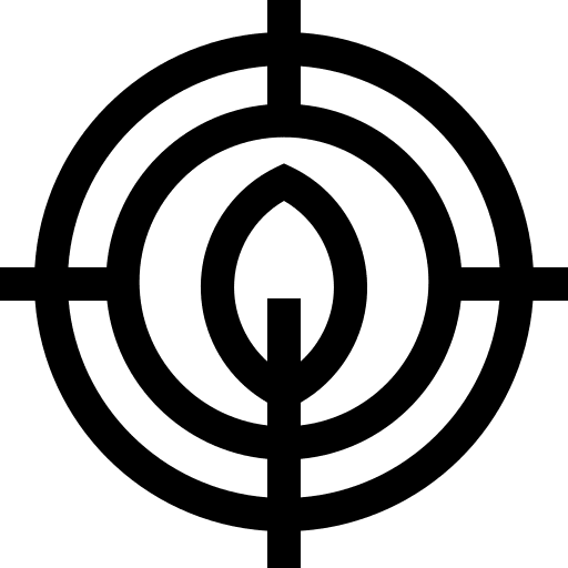 Target ecology objective targeting icon