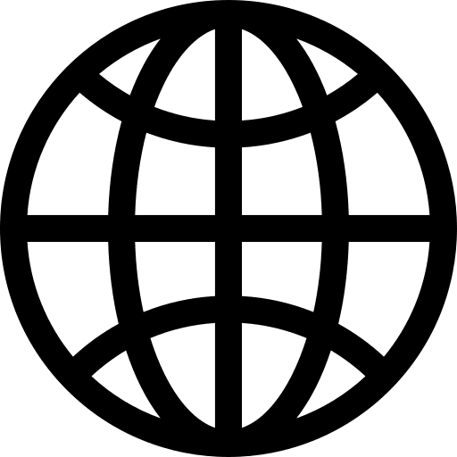 World grid world grid interface earth globe icon