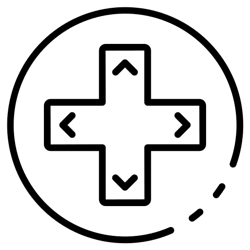 Controller control sports and competition gaming icon