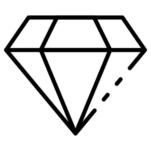 Diamond diamond gem crystal icon