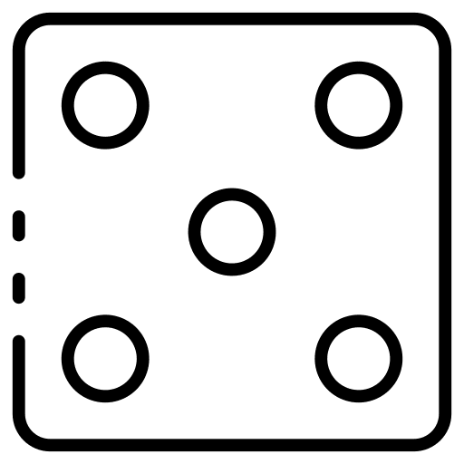 Dice dice entertainment game icon