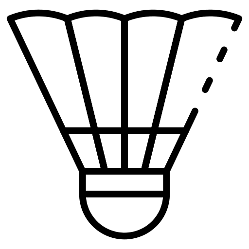 Shuttlecock game shuttlecock sports and competition icon