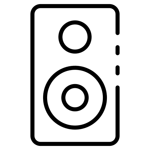 Subwoofer subwoofer loudspeaker technology icon