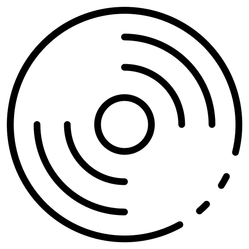 Vinyl record cd song vinyl record icon