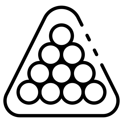 Snooker sports and competition game snooker icon