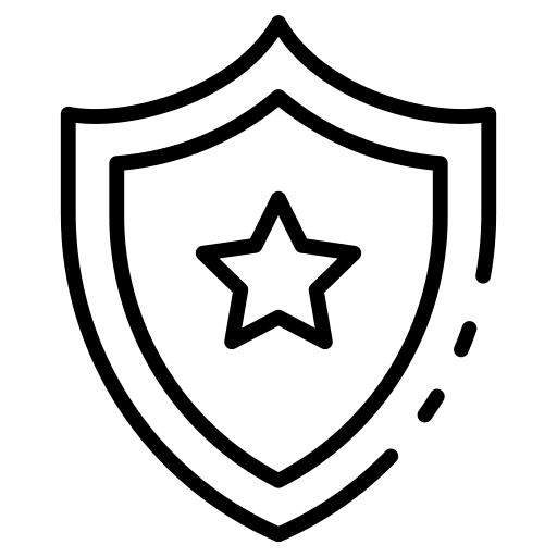 Shield security safety protection icon