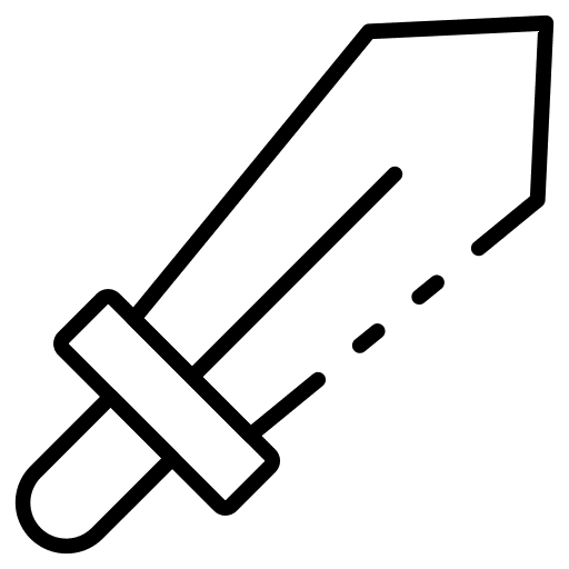 Sword play miscellaneous game icon