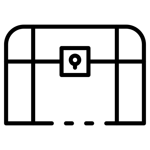 Treasure chest wooden box treasure chest miscellaneous icon