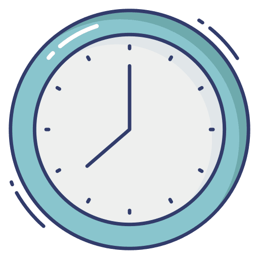 Clock hour watch clock icon