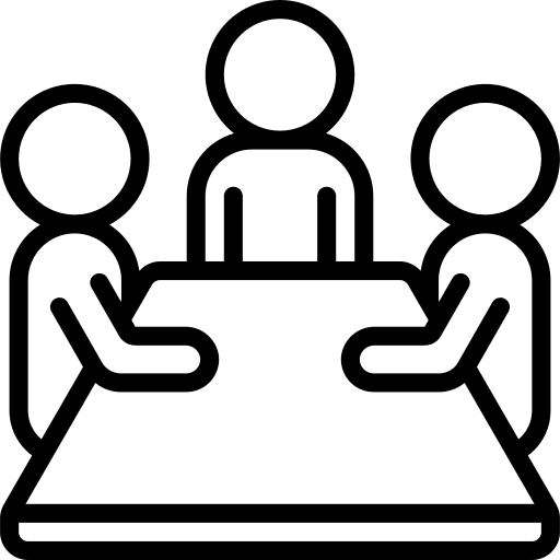 Meeting meeting table sharing icon