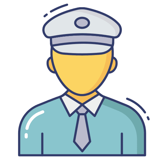 Pilot man pilot airplane icon