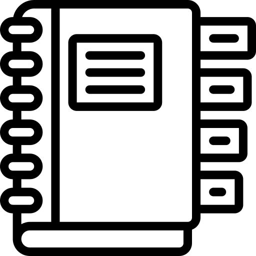 Planner scrapbook organizer edit tools icon