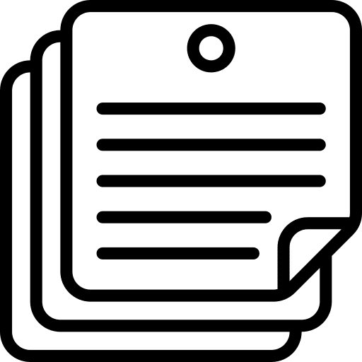 Sticky notes time and date sticky notes office material icon