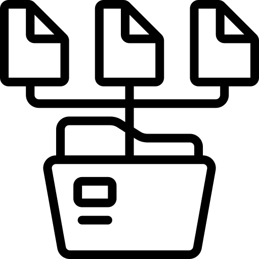Folder documents archive document icon