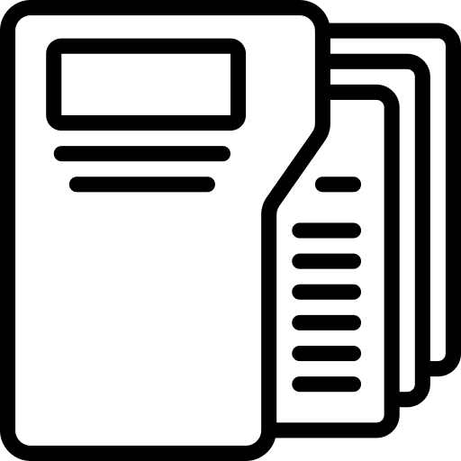 Folder file office material folder icon