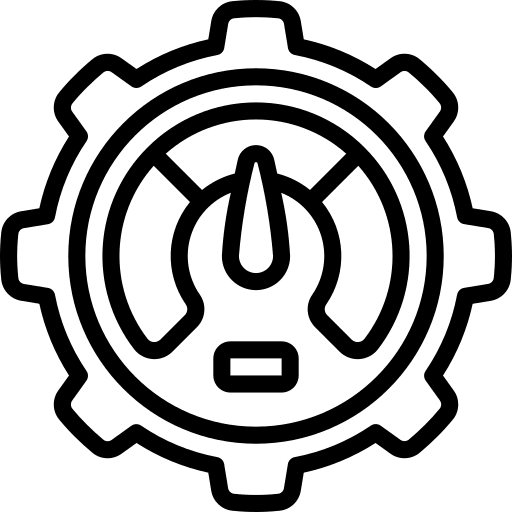 Gauge gauge performance speed icon