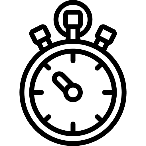 Stopwatch time management time and date timing icon