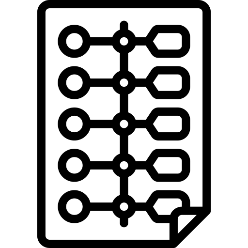 Timeline timeline structure to do list icon