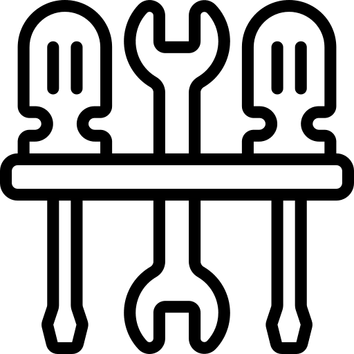Tools maintenance tool screwdriver icon