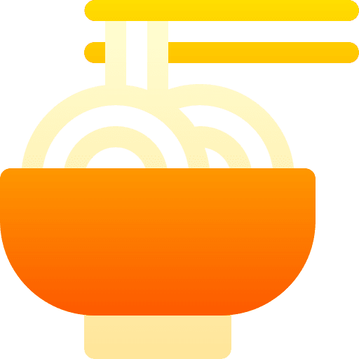 Ramen asian food and restaurant japanese food icon