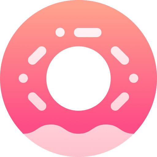 Donut dessert sugar food icon