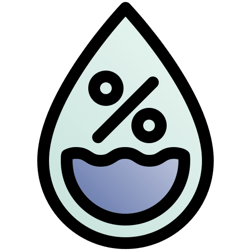 Humidity meteorology forecast drop icon
