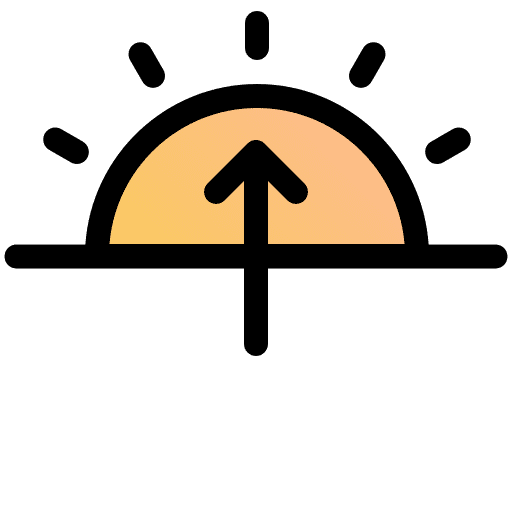 Sunrise sunlight sunrise morning icon