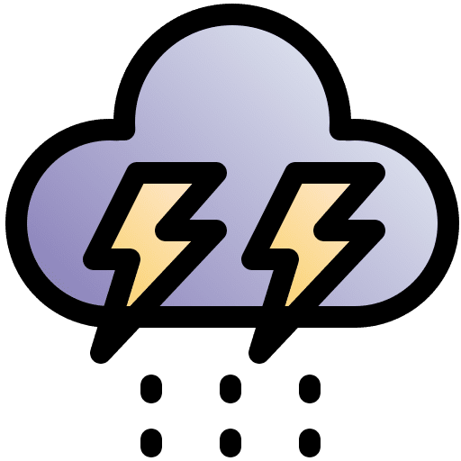 Thunderstorm weather thunderstorm climate icon
