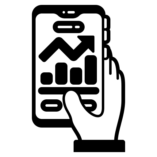 Smartphone online smartphone market icon