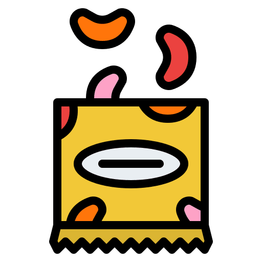 Candies bag sugar food icon