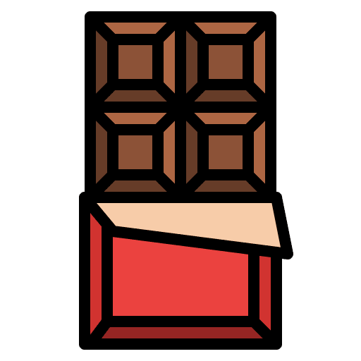 Chocolate bar chocolate bar bar snack icon
