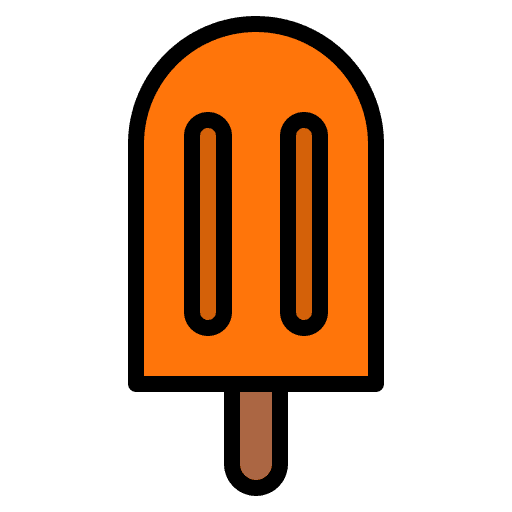 Popsicle stick food and restaurant popsicle stick summer icon