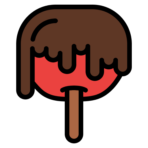 Caramelized apple caramelized apple food and restaurant candy stick icon