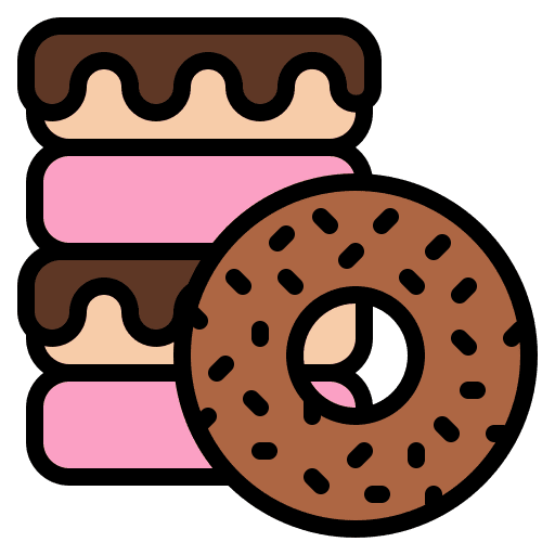 Donut food and restaurant doughnut donut icon