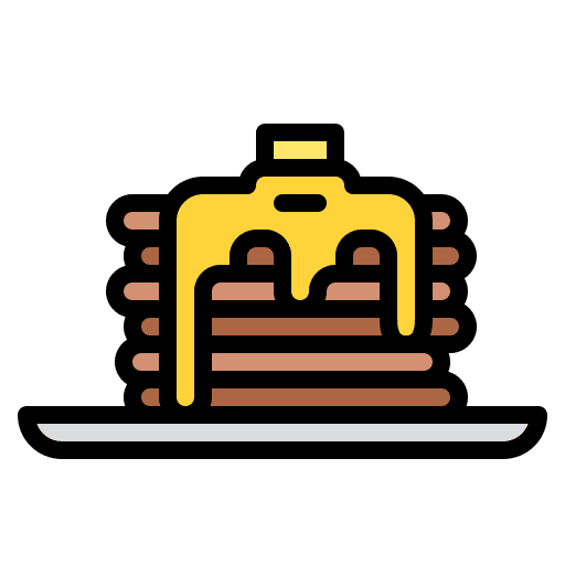 Pancake pancake dessert breakfast icon